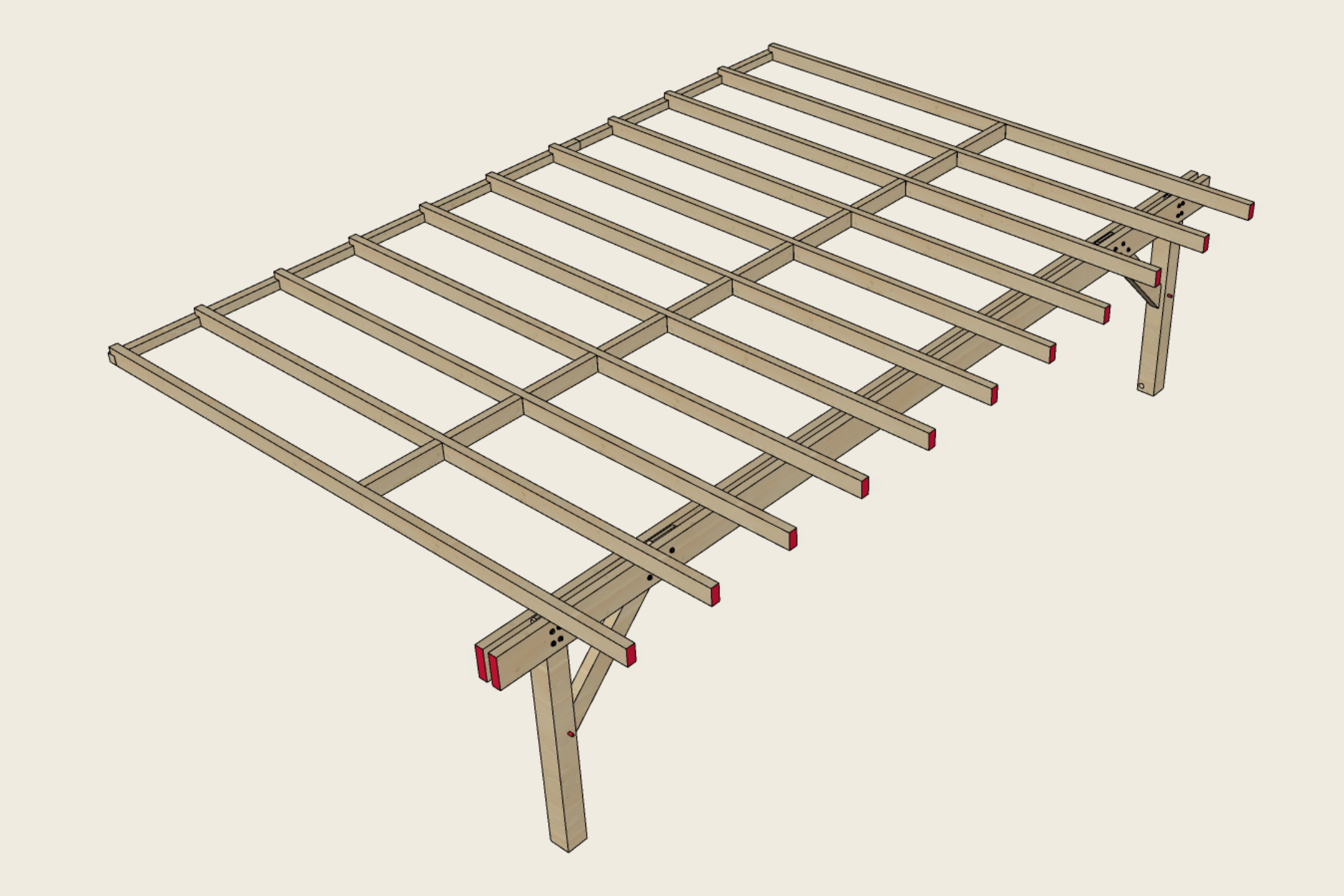Sombra de madera - Pergola - 2025