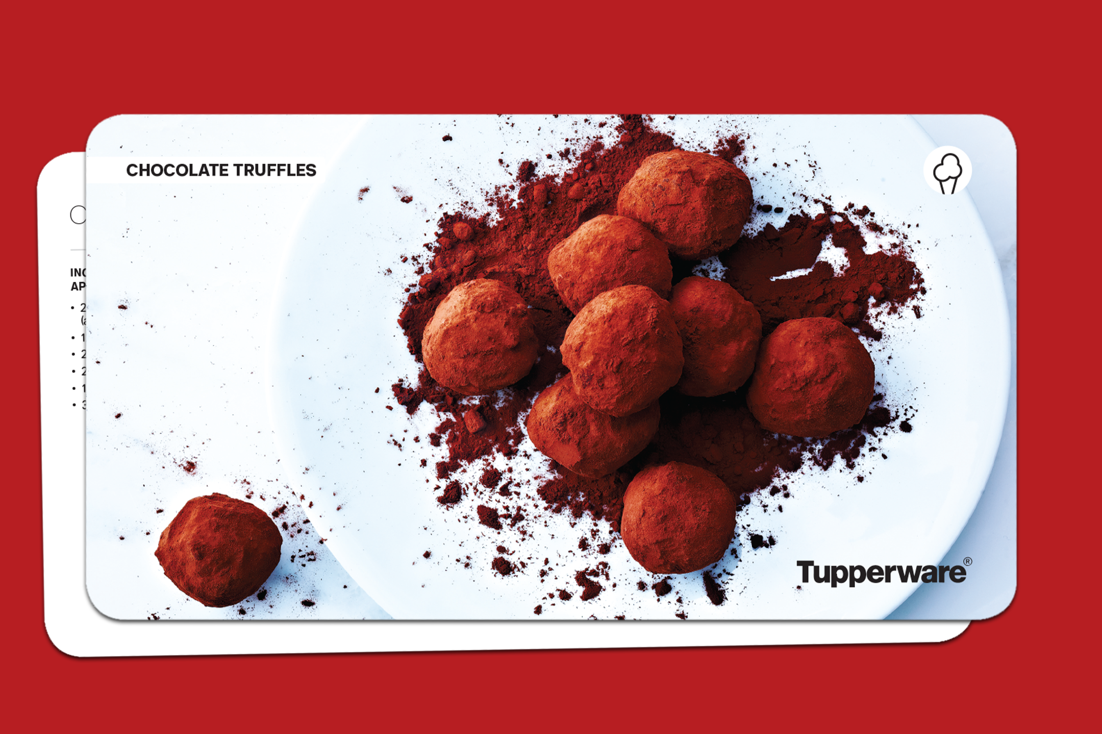 Tupperware Cartes Recette 2015-2022