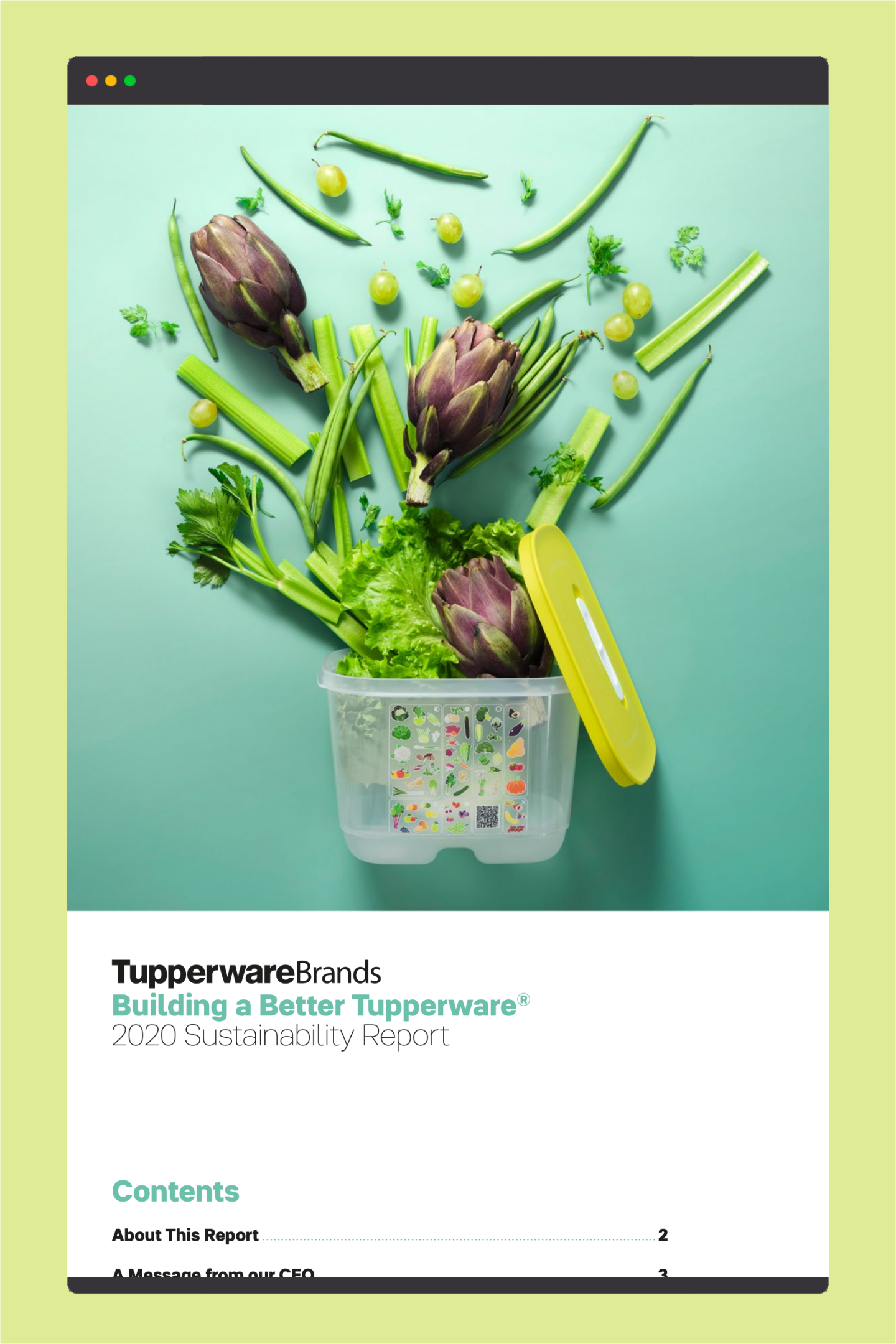 Tupperware Brands - Sustainability Report